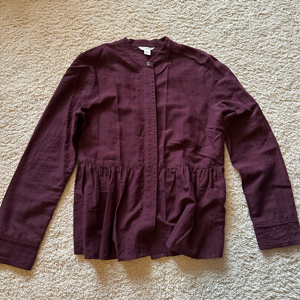 Caslon Burgundy Blouse